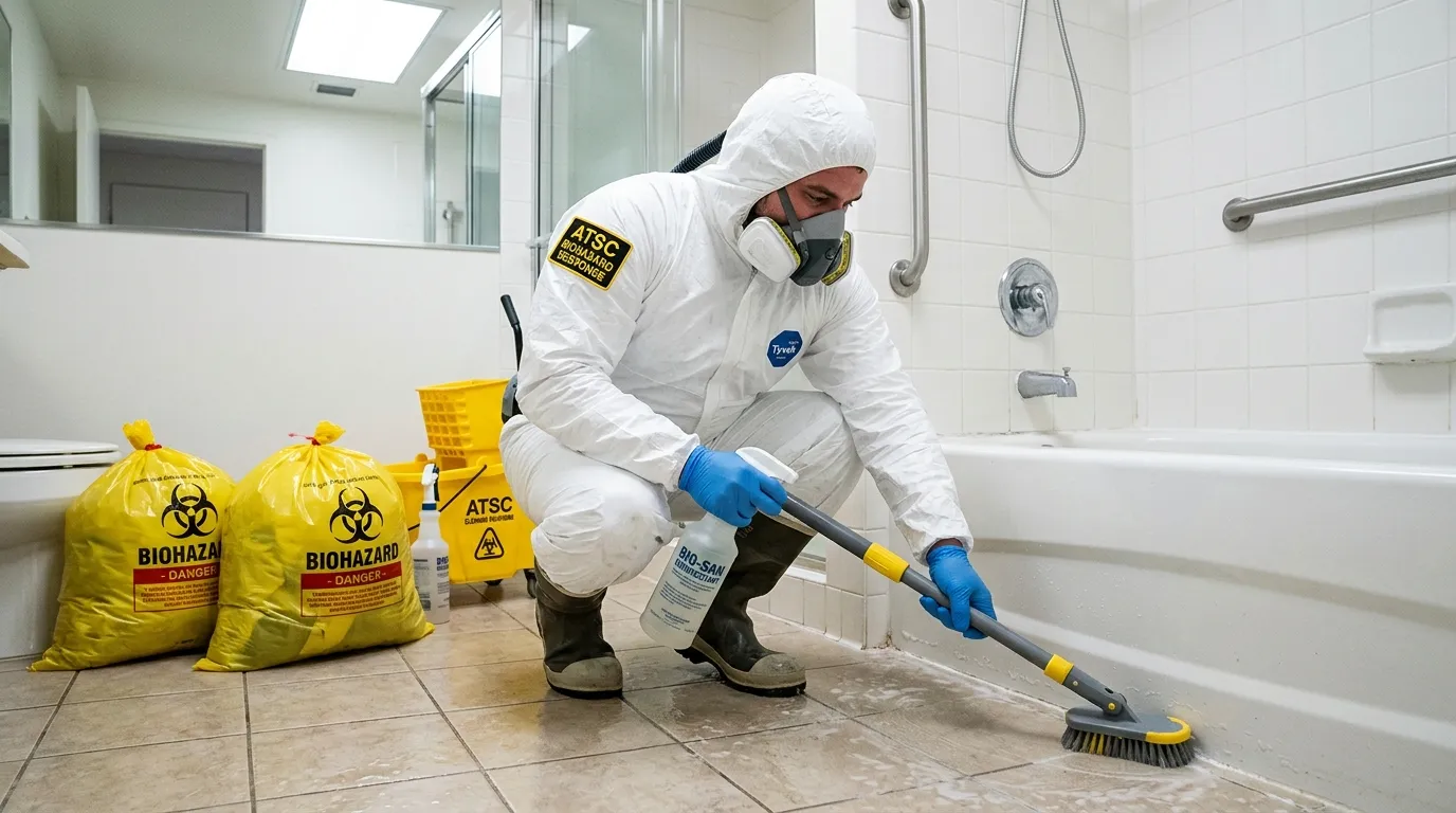 Decontamination equipment deployed for Blood Cleanup in Wood-Ridge